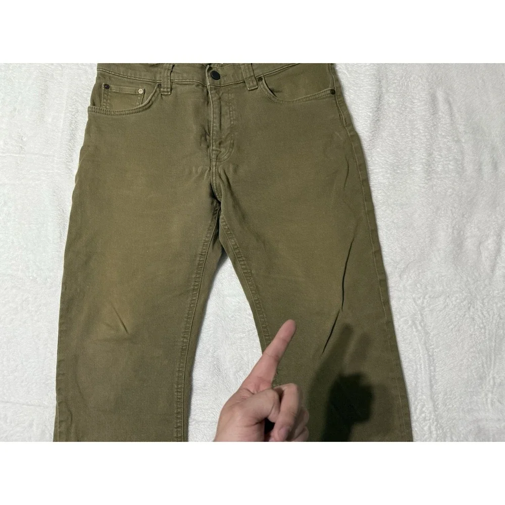 Tecovas Jeans Mens 32x28‎ Faded Green Straight Five-Pocket Comfort Denim